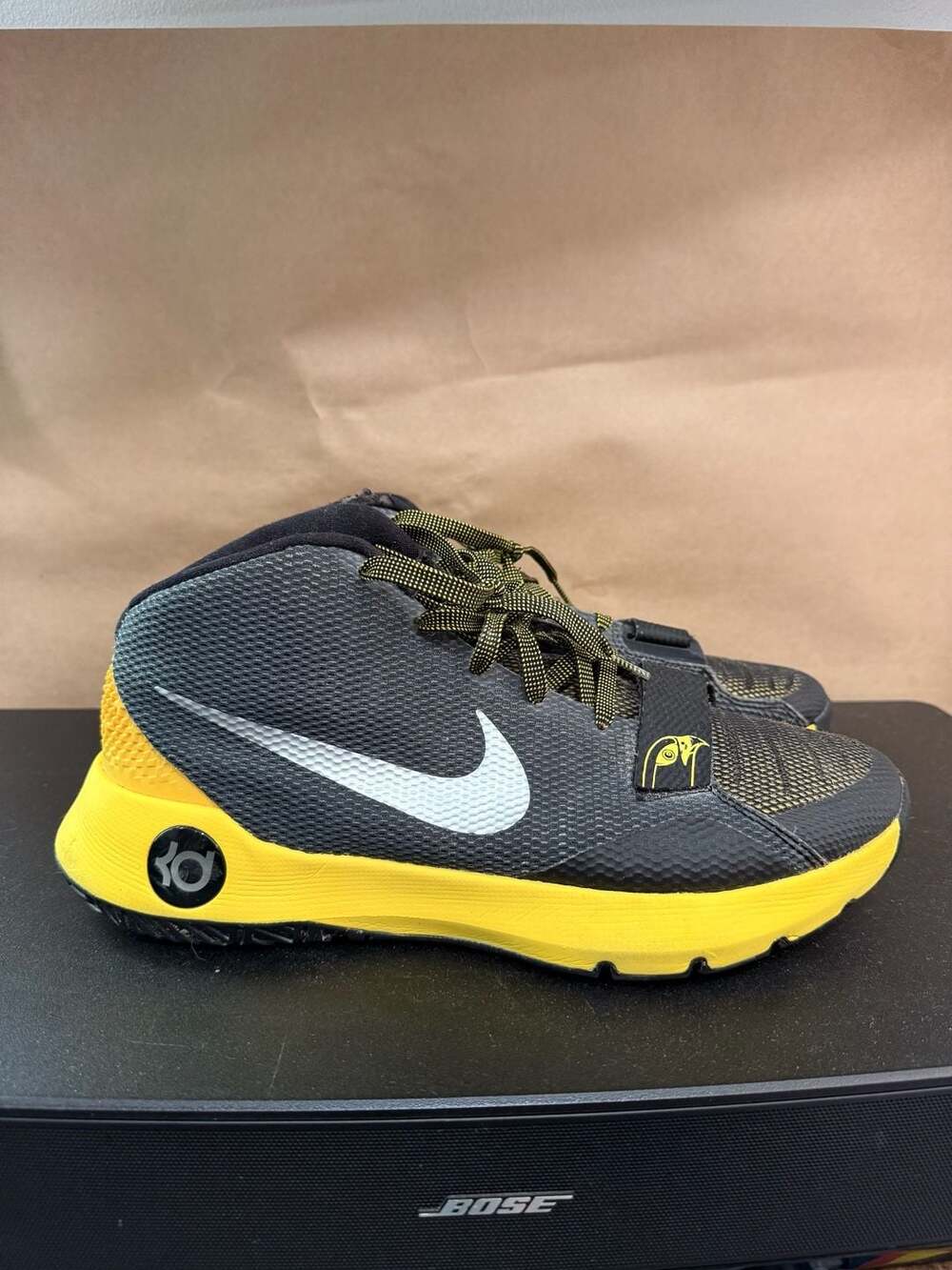 Nike KD Trey 5 III Black Yellow Basketball Shoes